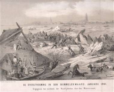 overstroming Bommelerwaard 1861